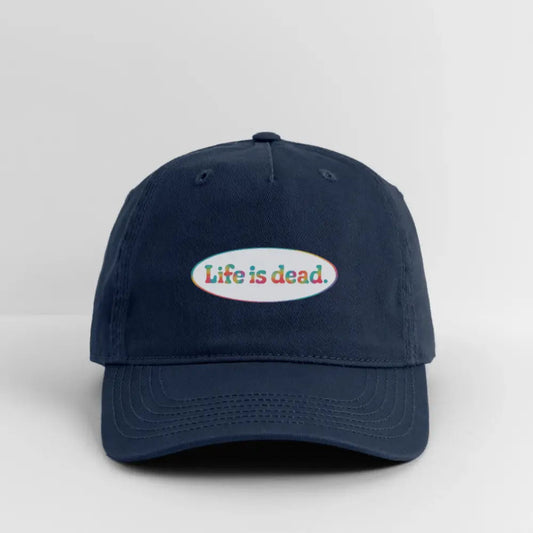 Grateful Dead Stealie Oval TieDye Dad Hat 100% Cotton Twill