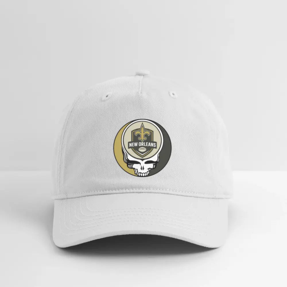 New Orleans Saints Grateful Dead Stealie Dad Hat DTF-Printed Dad Hat NFL