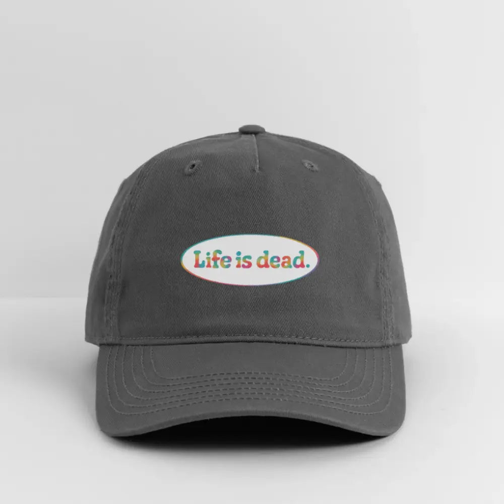 Grateful Dead Stealie Oval TieDye Dad Hat 100% Cotton Twill