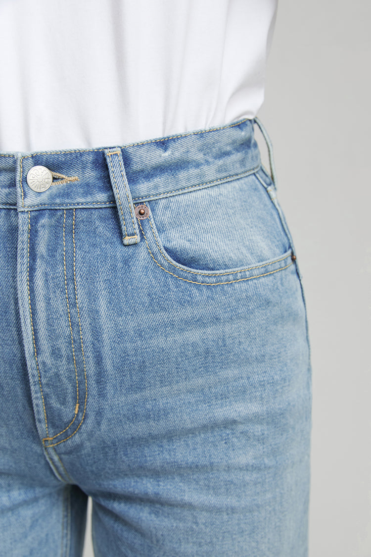 Wide Crop High-rise Jeans The Cityer Denim HJ009