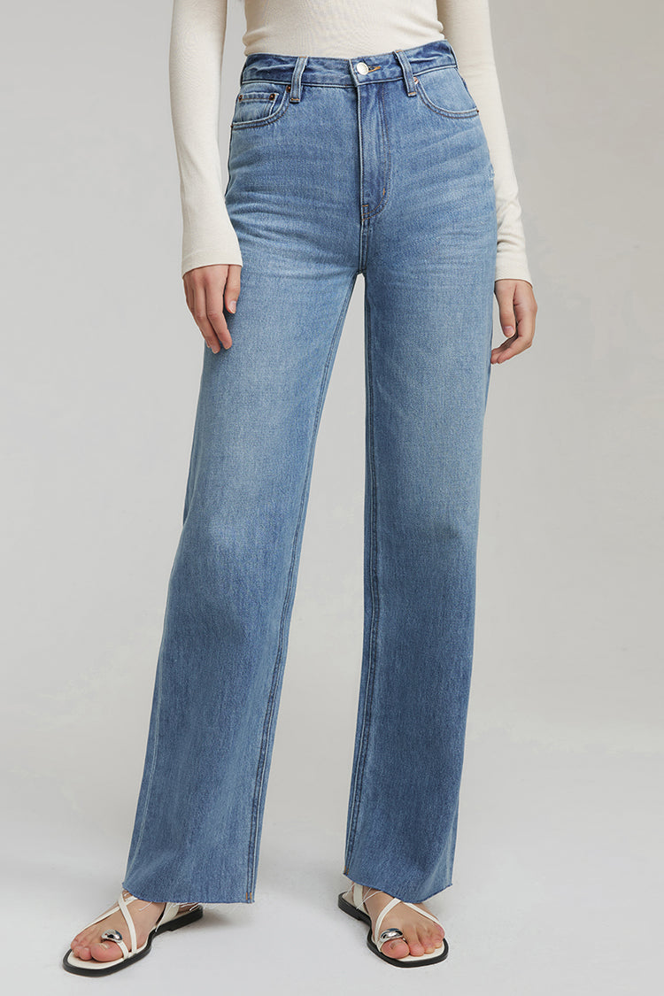 Palm Ease Lightweight High-Rise Relaxed Wide Leg Jeans