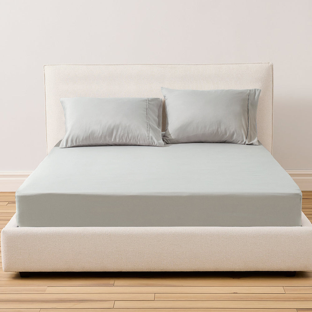 All Season Deep Pocket Fitted Sheet Set with Pillowcases Kasentex