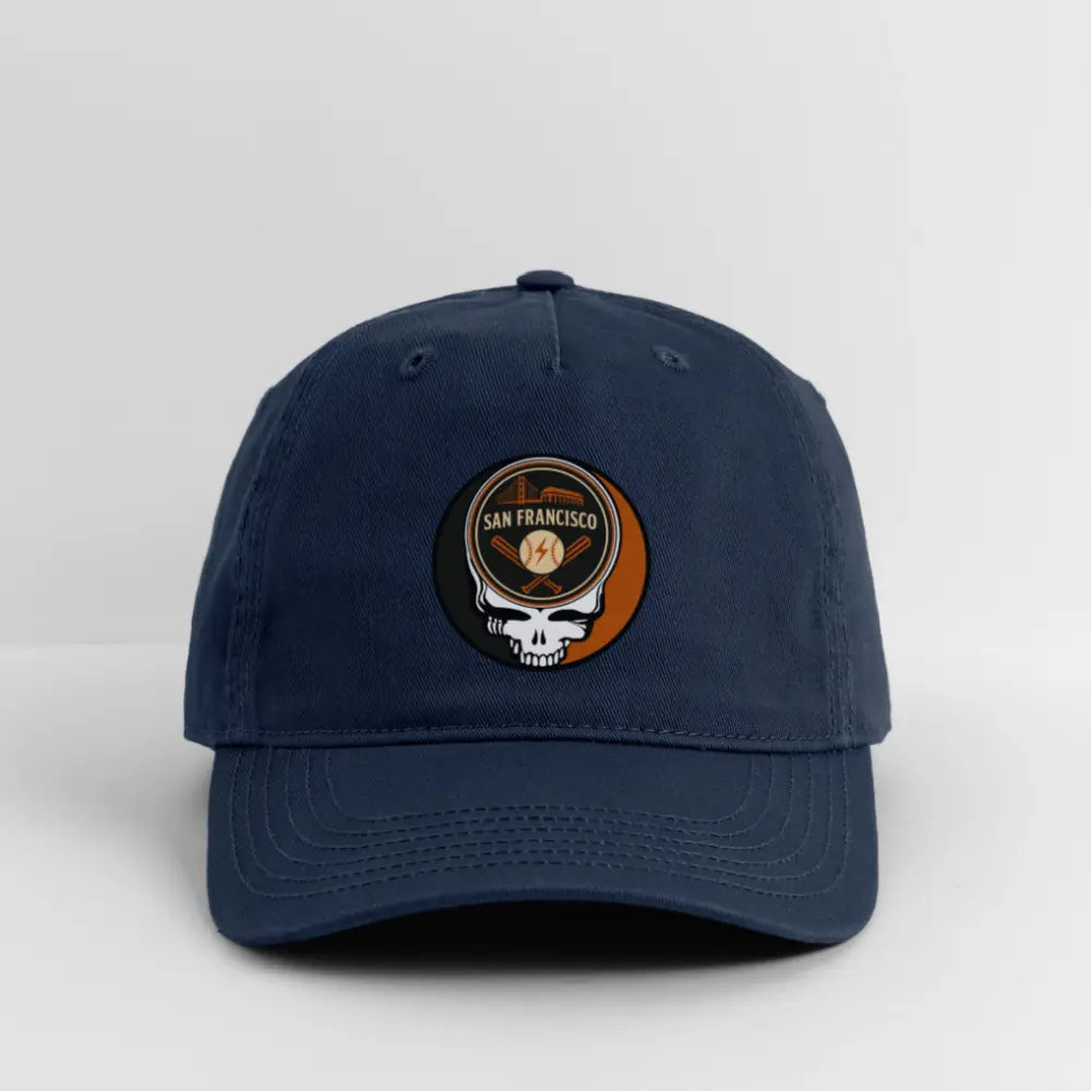 San Francisco Baseball Edition Grateful Dead Stealie Dad Hat The Ballpark Collection