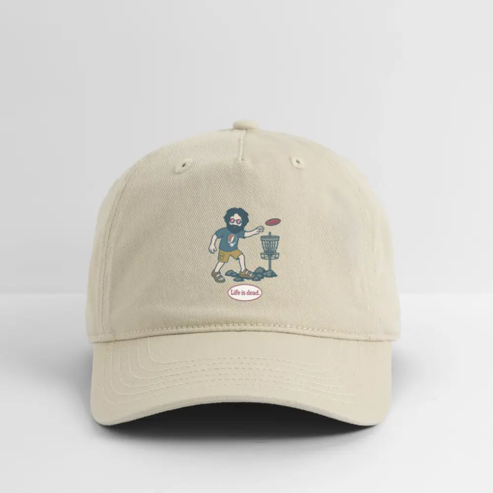 Grateful Dead Stealie Dad Hat Cotton Twill Disc Golfin' Jerry Life is dead
