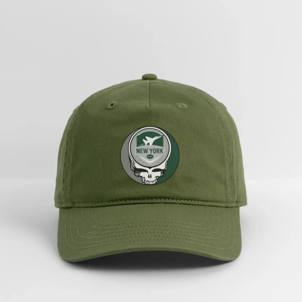 Gridiron Collection New York Jets Grateful Dead Stealie Dad Hat