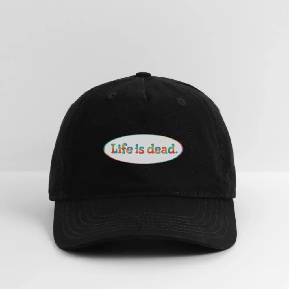 Grateful Dead Stealie Oval TieDye Dad Hat 100% Cotton Twill