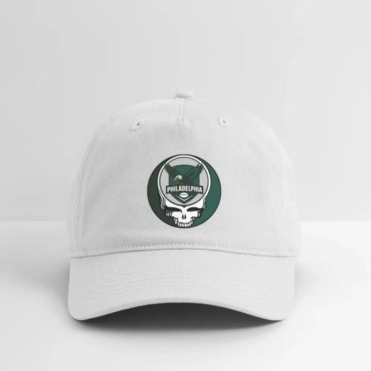 Philadelphia Eagles Grateful Dead Stealie Dad Hat 100% Cotton Twill