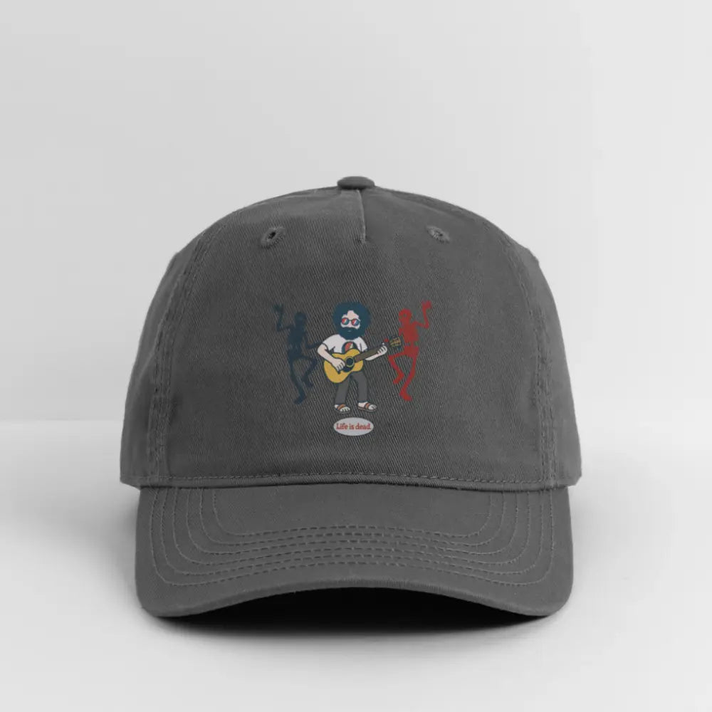 Grateful Dead Stealie Dad Hat 100% Cotton Twill Life is dead. Jammin' Jerry