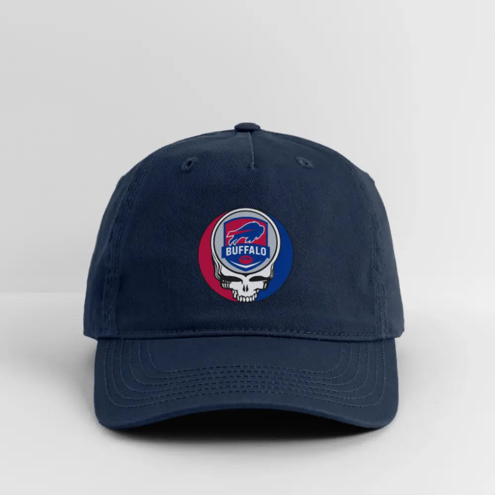 Buffalo Bills Grateful Dead Stealie Dad Hat Heavy Brushed Cotton The Gridiron Collection