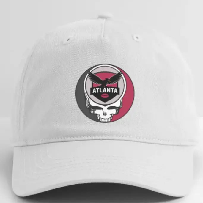 Atlanta Grateful Dead Stealie Dad Hat DTF-Printed Cotton Twill