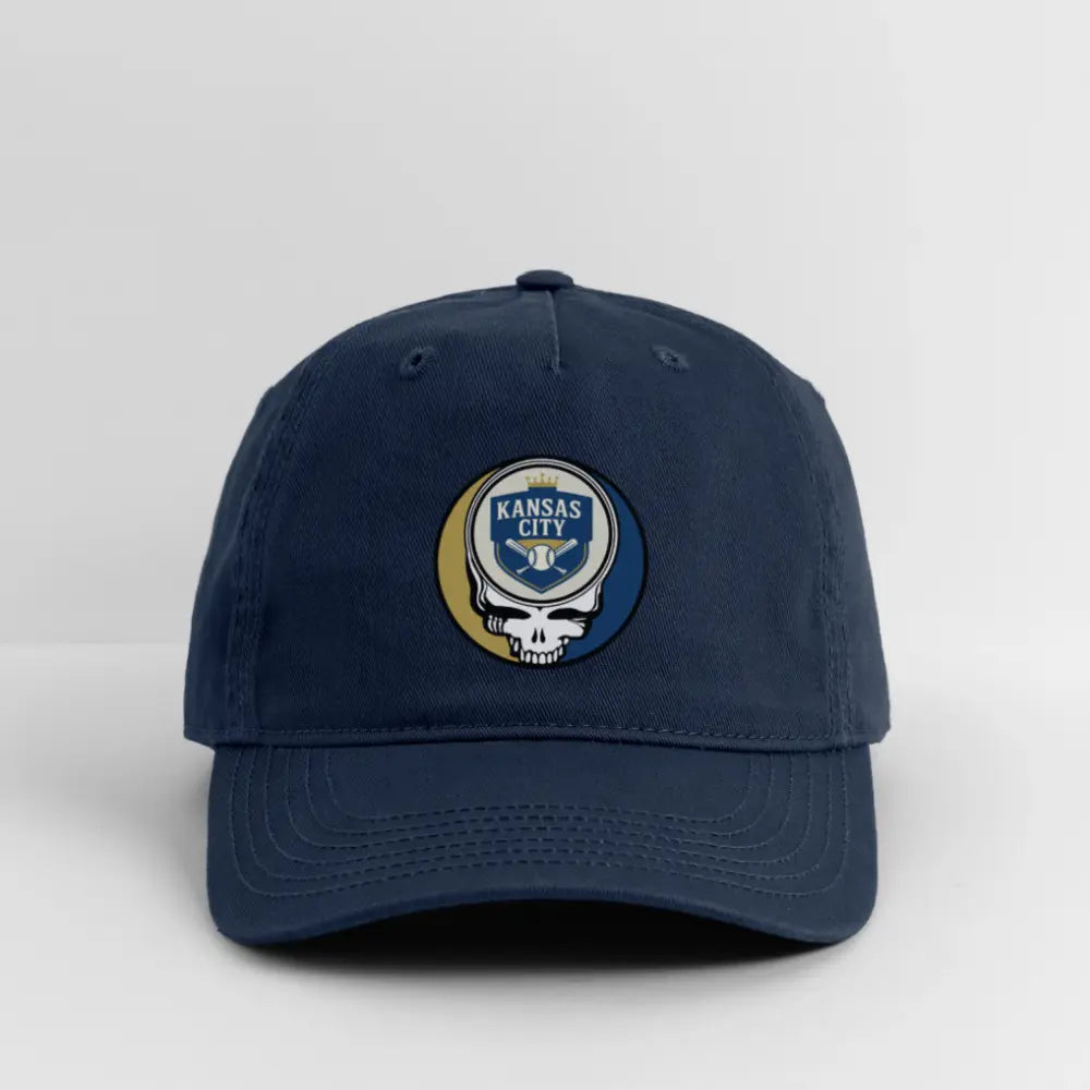 Kansas City Baseball Edition Grateful Dead Stealie Dad Hat The Ballpark Collection