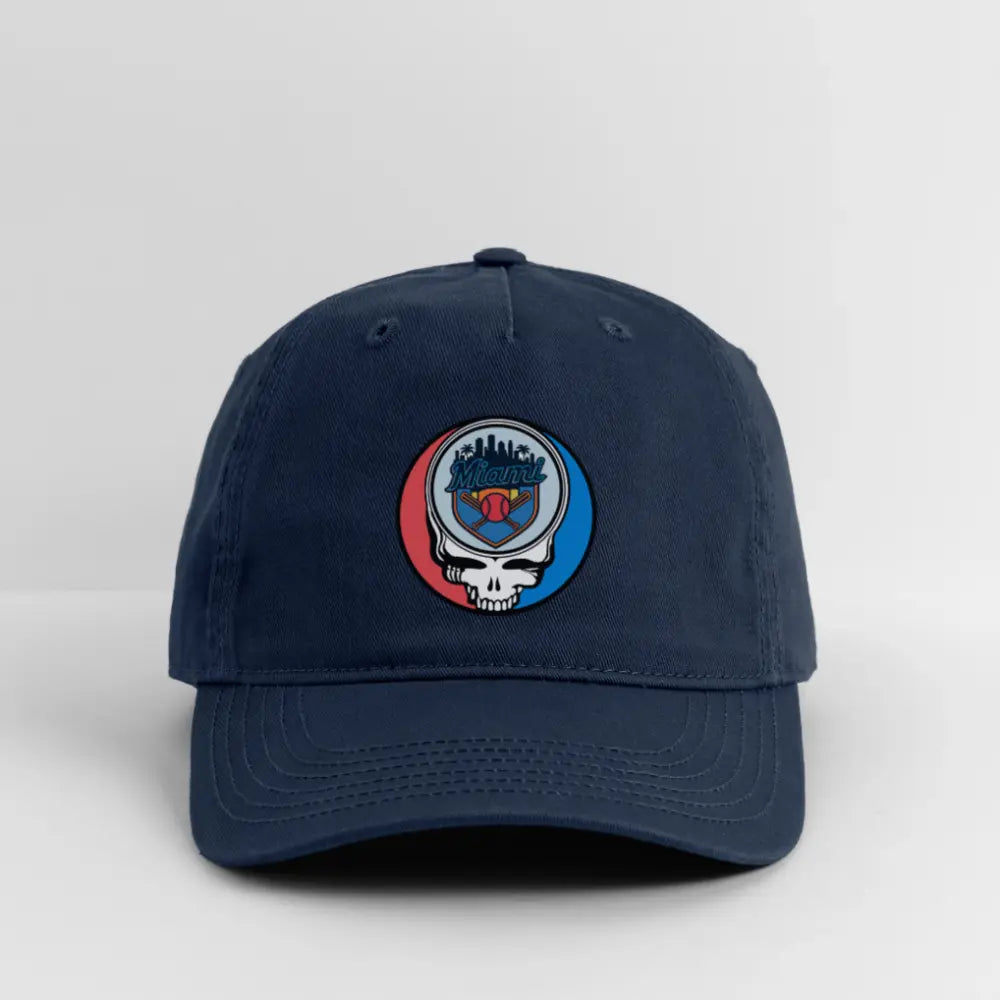 Miami Baseball Edition Stealie Dad Hat The Ballpark Collection
