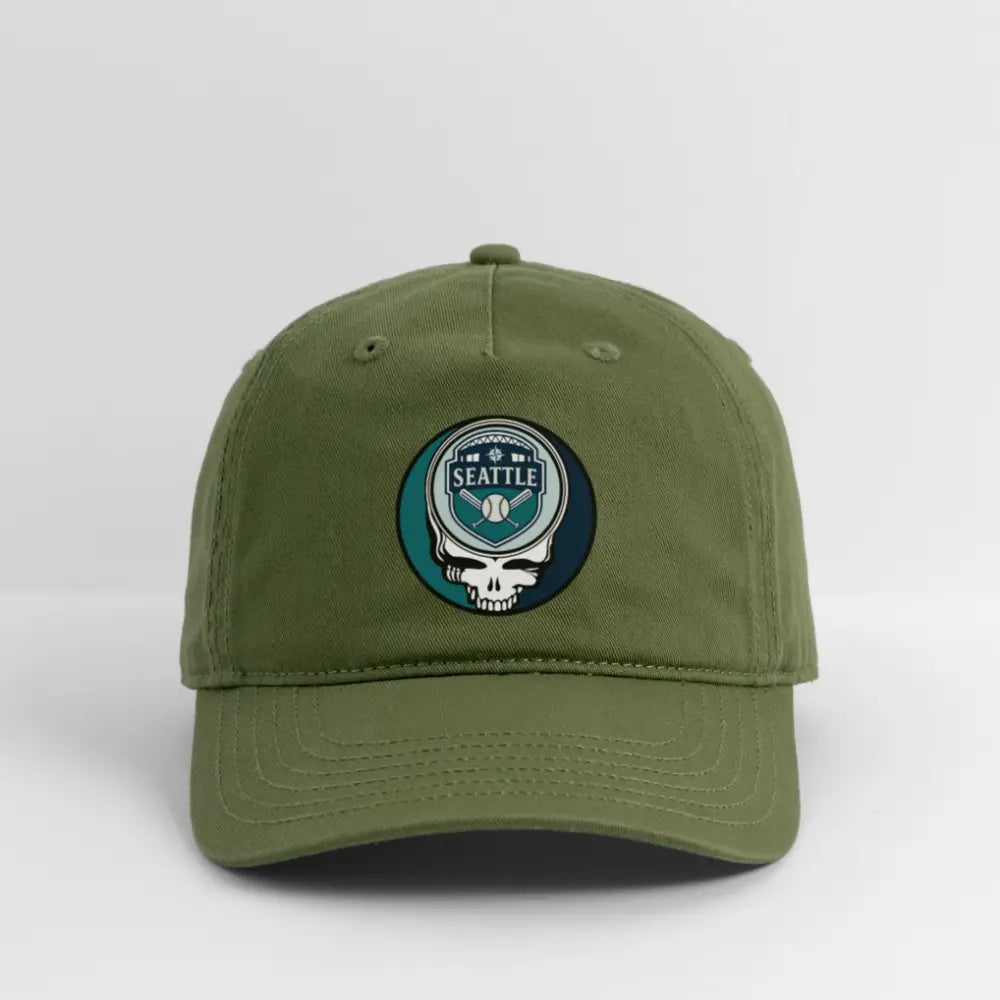Baseball Seattle Grateful Dead Stealie Dad Hat The Ballpark Collection