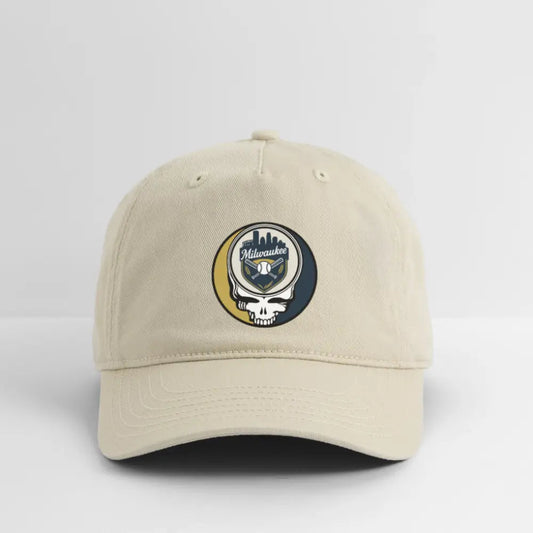 Grateful Dead Stealie Dad Hat Milwaukee Baseball Edition The Ballpark Collection