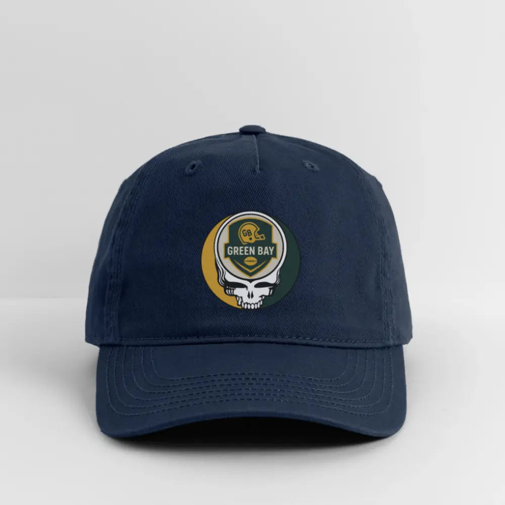 Green Bay Packers Grateful Dead Stealie Dad Hat Cotton Twill