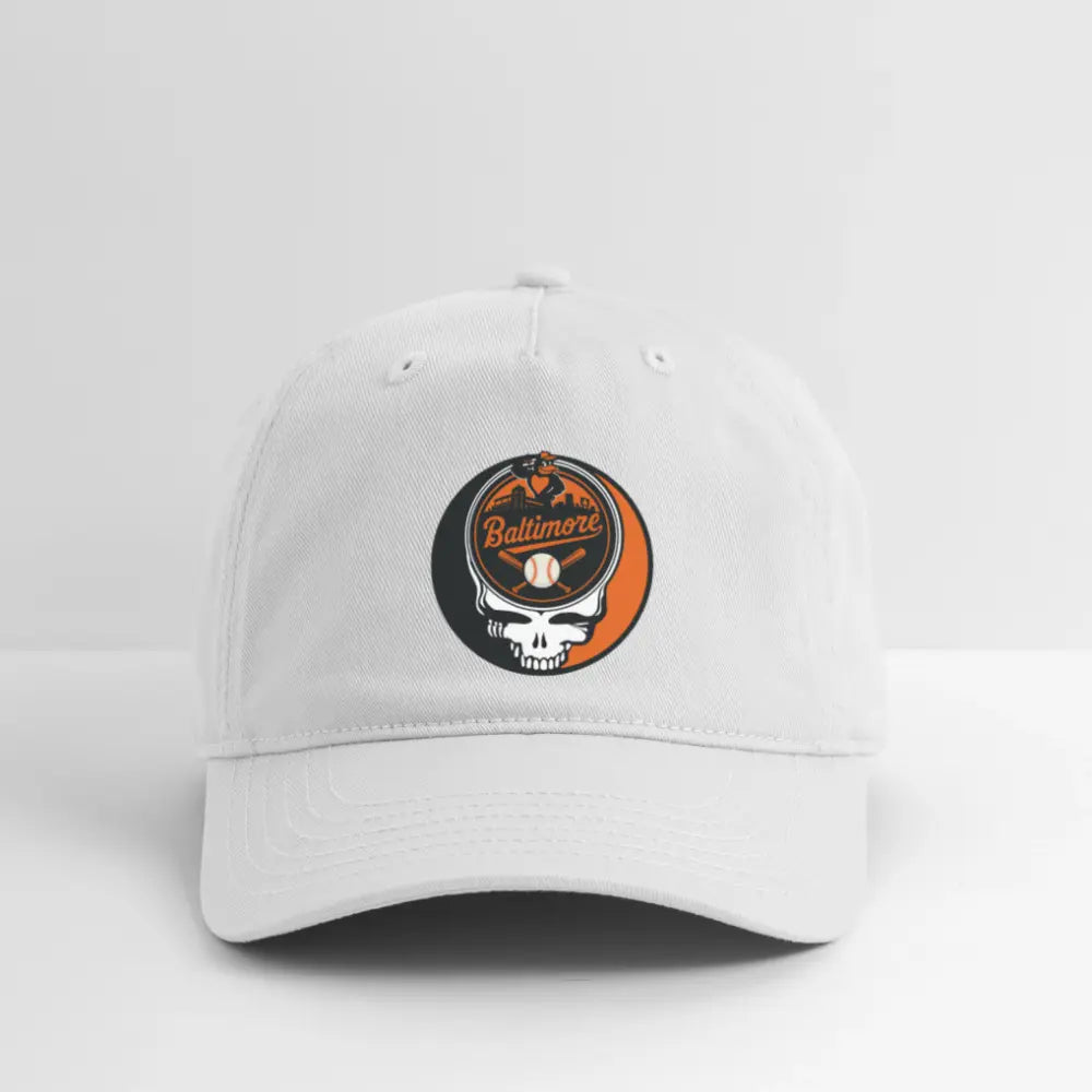 Grateful Dead Stealie Dad Hat Baltimore Baseball Edition The Ballpark Collection