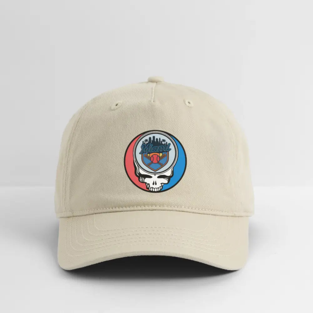Miami Baseball Edition Stealie Dad Hat The Ballpark Collection