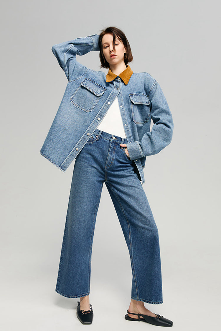 California Sunset Mid-weight Denim Shirt HJ902