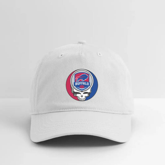 Buffalo Bills Grateful Dead Stealie Dad Hat Heavy Brushed Cotton The Gridiron Collection