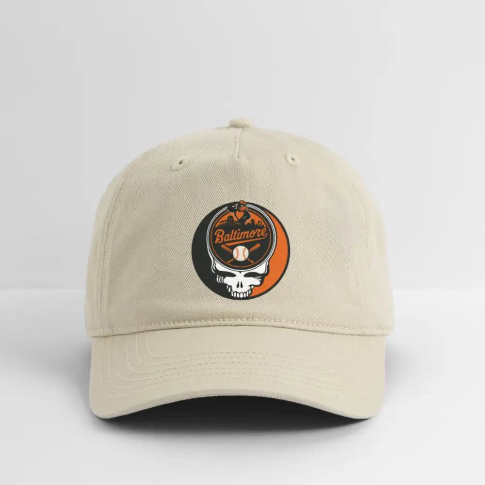 Grateful Dead Stealie Dad Hat Baltimore Baseball Edition The Ballpark Collection