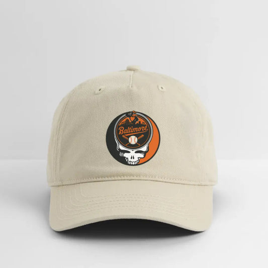 Grateful Dead Stealie Dad Hat Baltimore Baseball Edition The Ballpark Collection