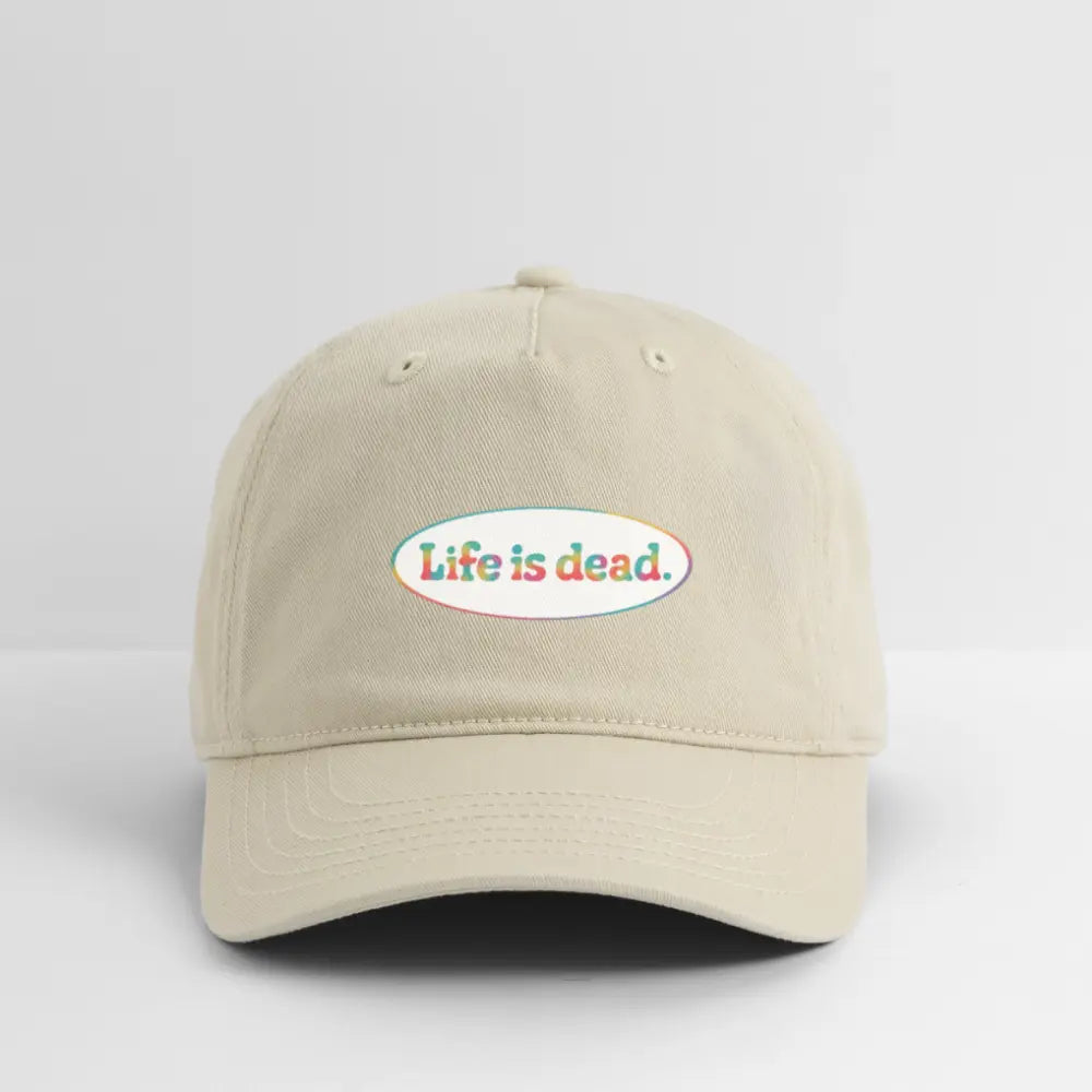 Grateful Dead Stealie Oval TieDye Dad Hat 100% Cotton Twill