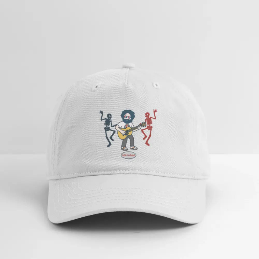 Grateful Dead Stealie Dad Hat 100% Cotton Twill Life is dead. Jammin' Jerry