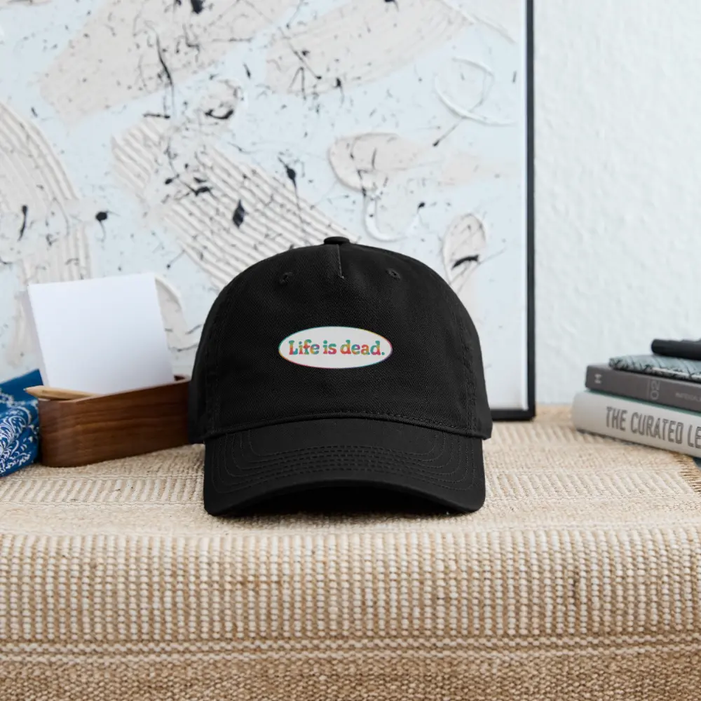 Grateful Dead Stealie Oval TieDye Dad Hat 100% Cotton Twill