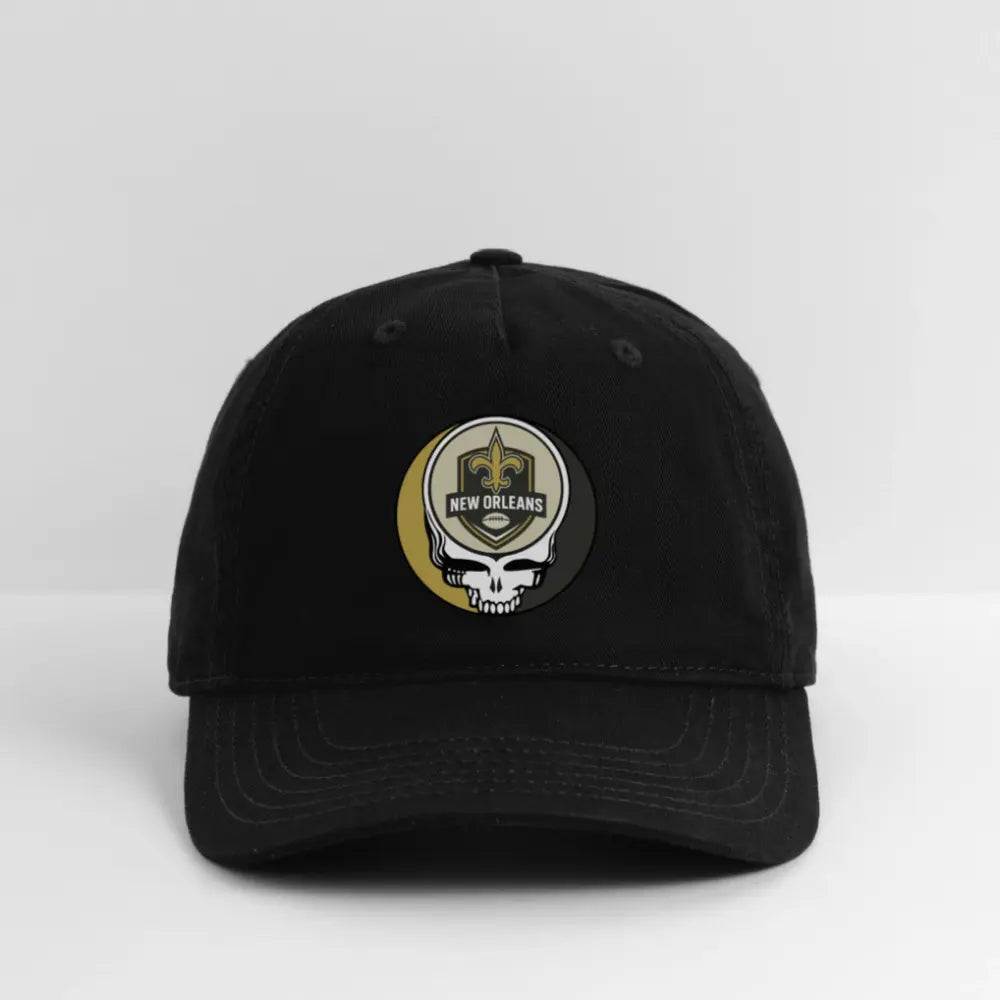 New Orleans Saints Grateful Dead Stealie Dad Hat DTF-Printed Dad Hat NFL
