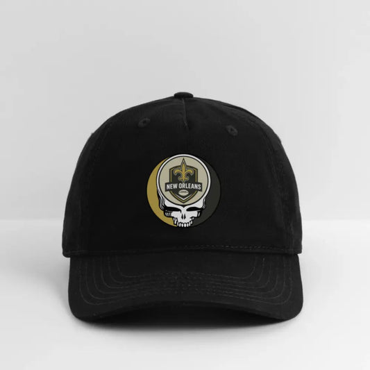 New Orleans Saints Grateful Dead Stealie Dad Hat DTF-Printed Dad Hat NFL