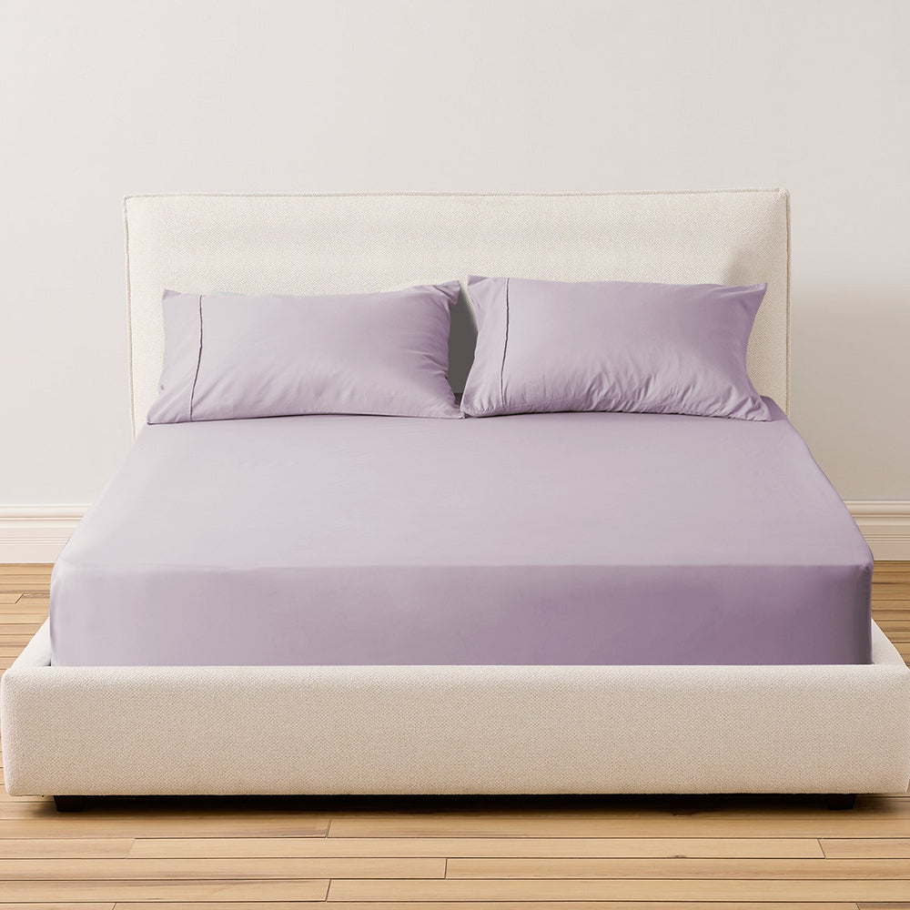 All Season Deep Pocket Fitted Sheet Set with Pillowcases Kasentex