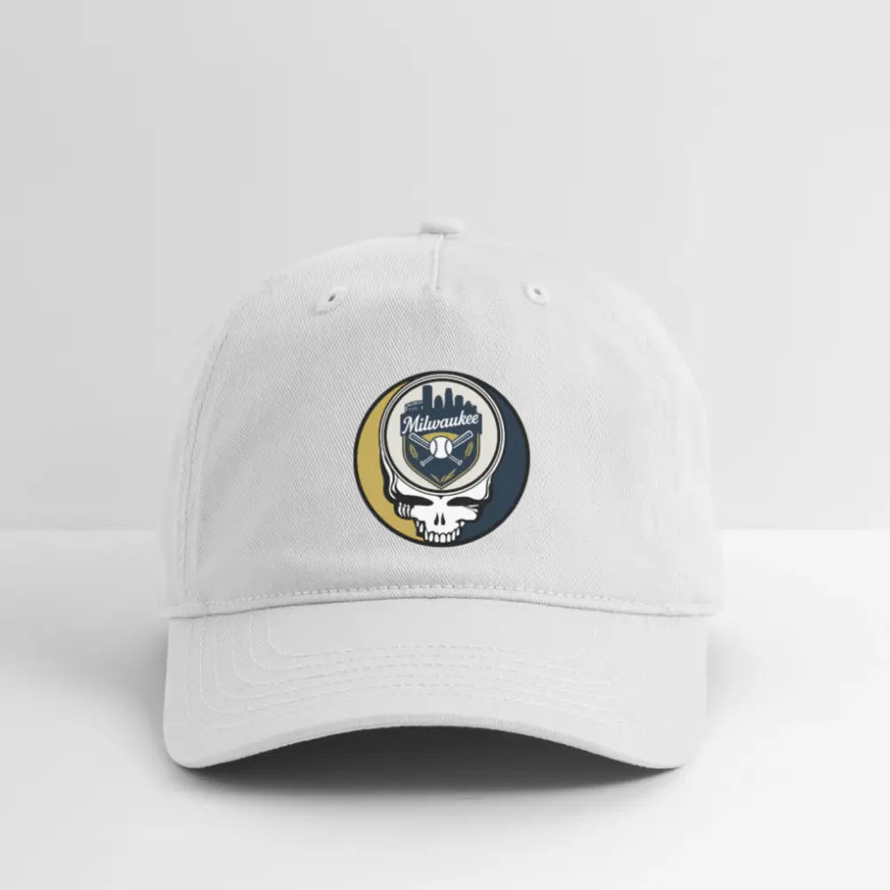 Grateful Dead Stealie Dad Hat Milwaukee Baseball Edition The Ballpark Collection
