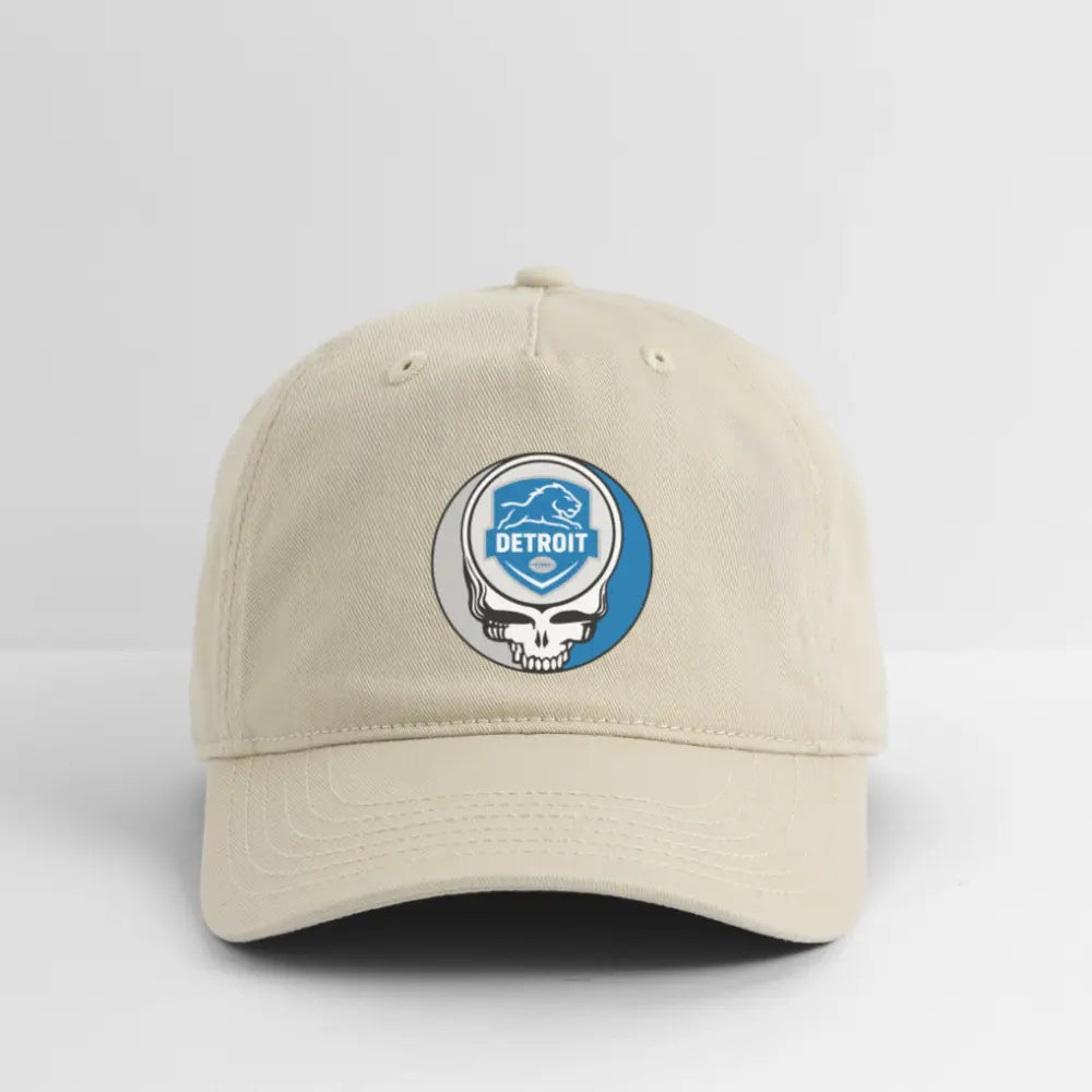 Grateful Dead Stealie Dad Hat DTF-Printed Baseball Cap Detroit Lions The Gridiron Collection