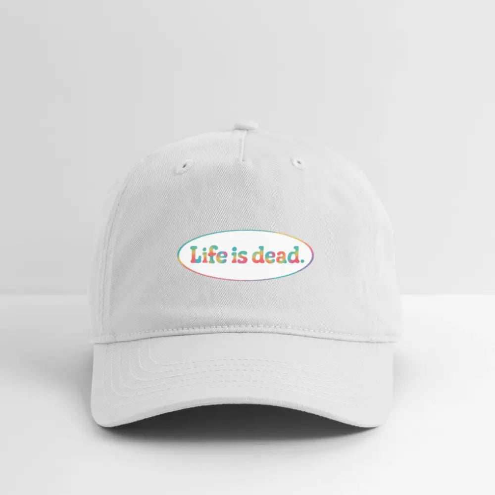 Grateful Dead Stealie Oval TieDye Dad Hat 100% Cotton Twill