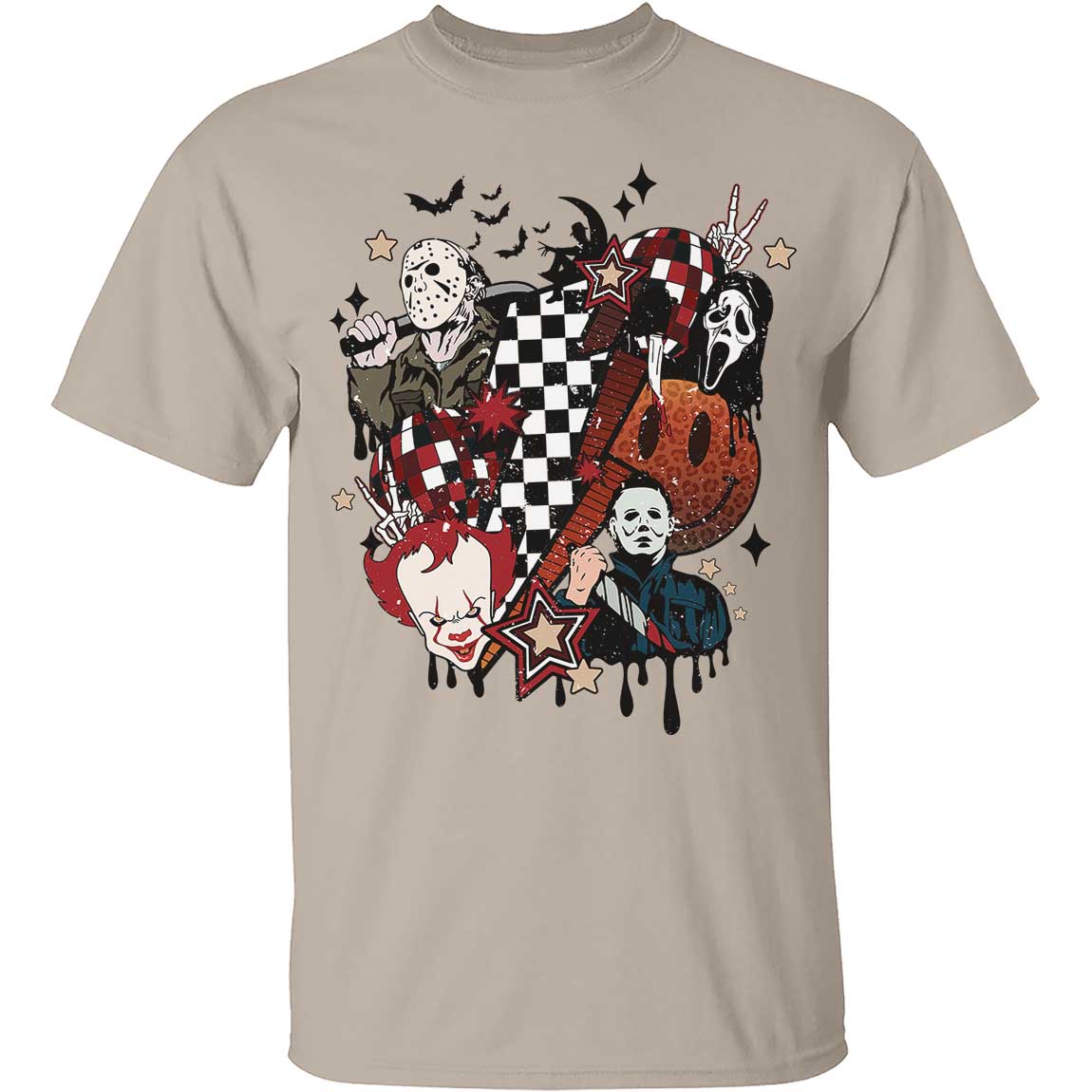 Horror Retro Halloween Shirt, Spooky Vibes, Scary Movie, Trendy Halloween Shirt 776V4