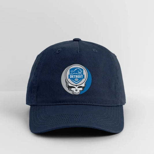 Grateful Dead Stealie Dad Hat DTF-Printed Baseball Cap Detroit Lions The Gridiron Collection