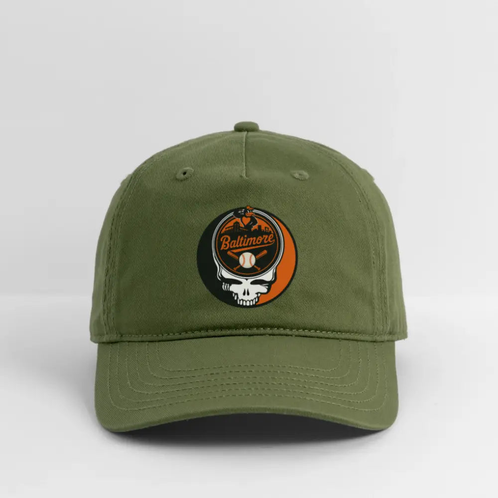 Grateful Dead Stealie Dad Hat Baltimore Baseball Edition The Ballpark Collection