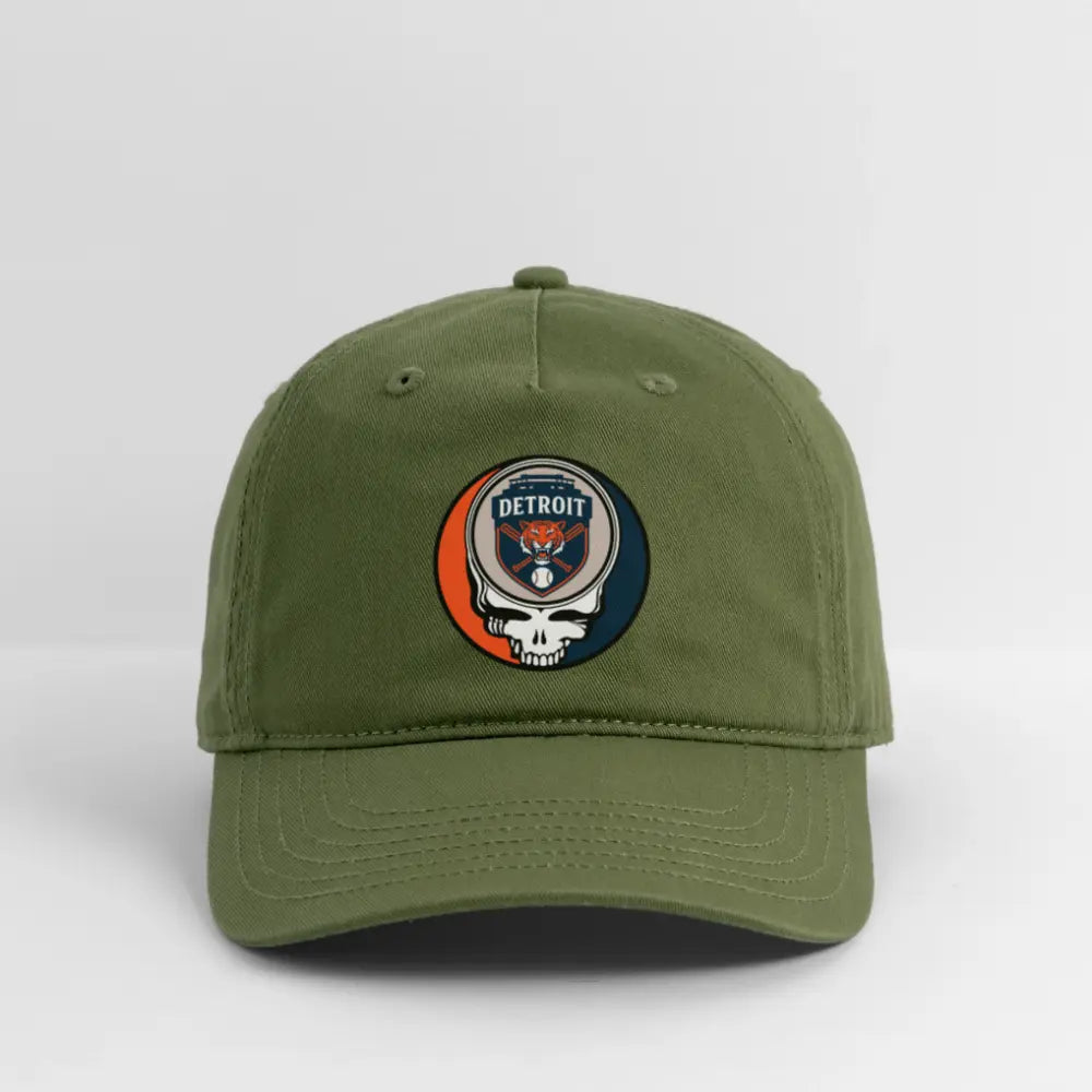 Grateful Dead Stealie Dad Hat Detroit Baseball Edition The Ballpark Collection