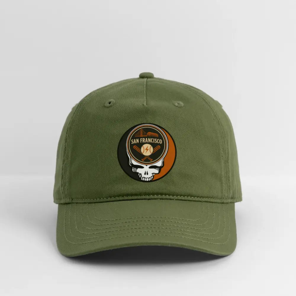 San Francisco Baseball Edition Grateful Dead Stealie Dad Hat The Ballpark Collection