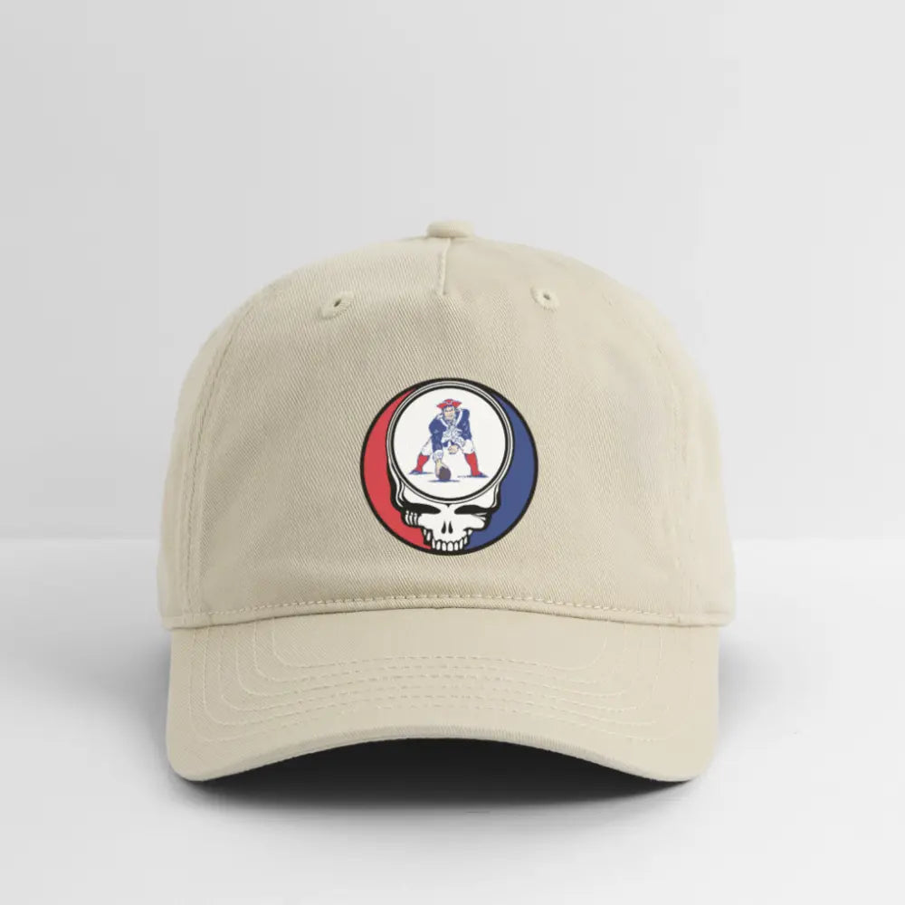Retro Pat Patriot Grateful Dead Stealie Dad Hat Cotton The Gridiron Collection