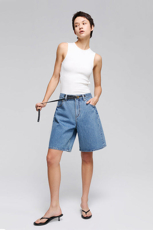 Easy Rider Mid-weight Denim Bermuda Shorts HJ822