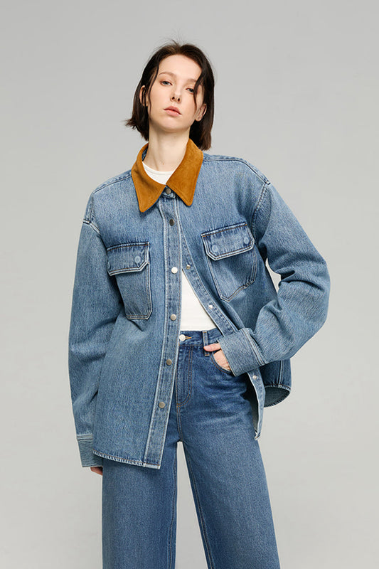 California Sunset Mid-weight Denim Shirt HJ902