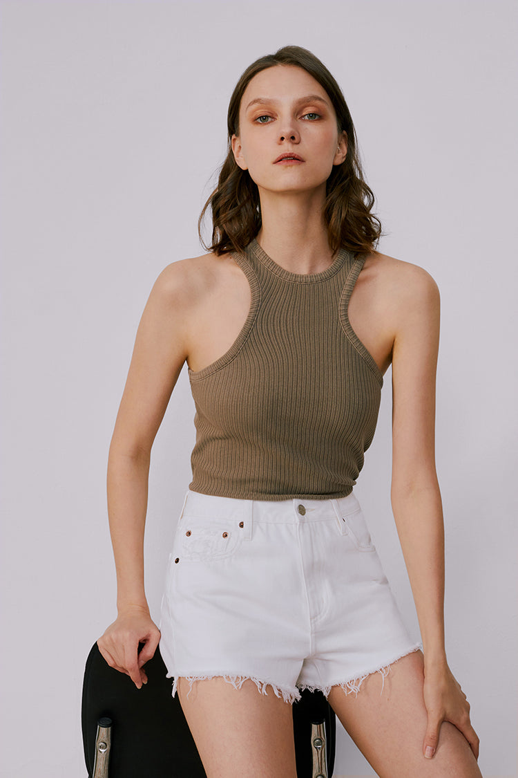 Vintage High-Rise Cut Off Shorts Joanie HJ115
