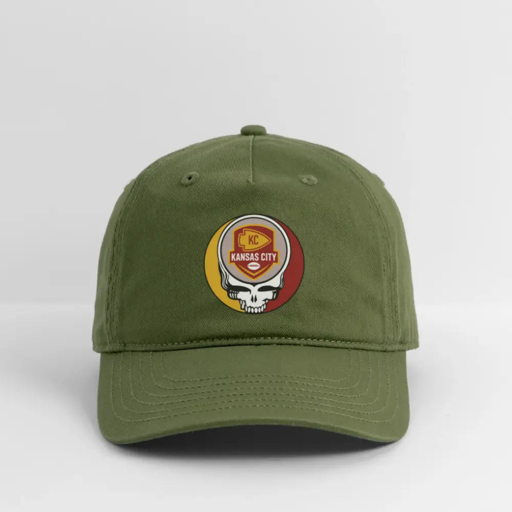 Kansas City Chiefs Stealie Grateful Dead Stealie Dad Hat The Gridiron Collection