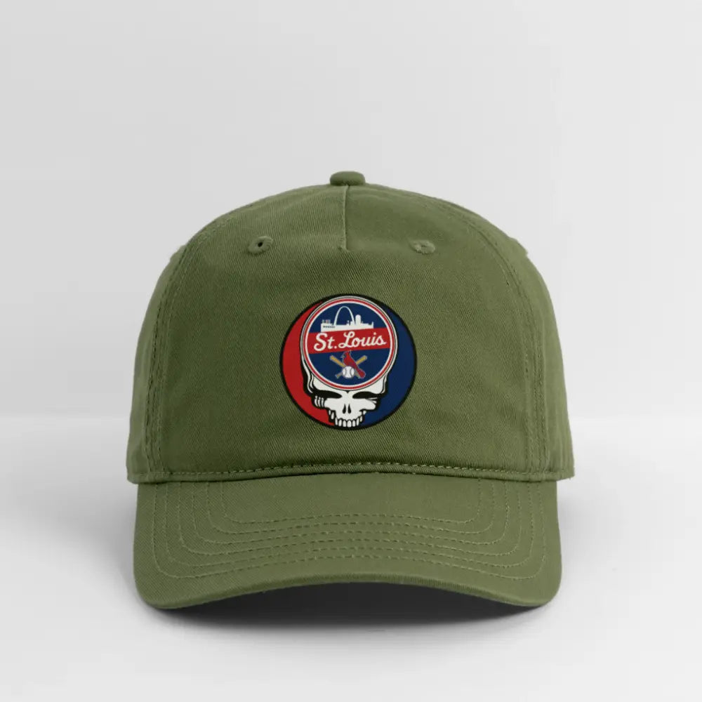 St. Louis Baseball Edition Grateful Dead Stealie Dad Hat The Ballpark Collection