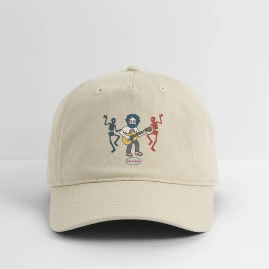 Grateful Dead Stealie Dad Hat 100% Cotton Twill Life is dead. Jammin' Jerry