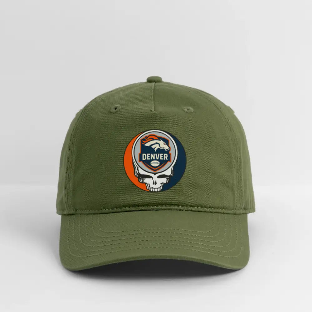 Denver Broncos Grateful Dead Stealie Dad Hat The Gridiron Collection