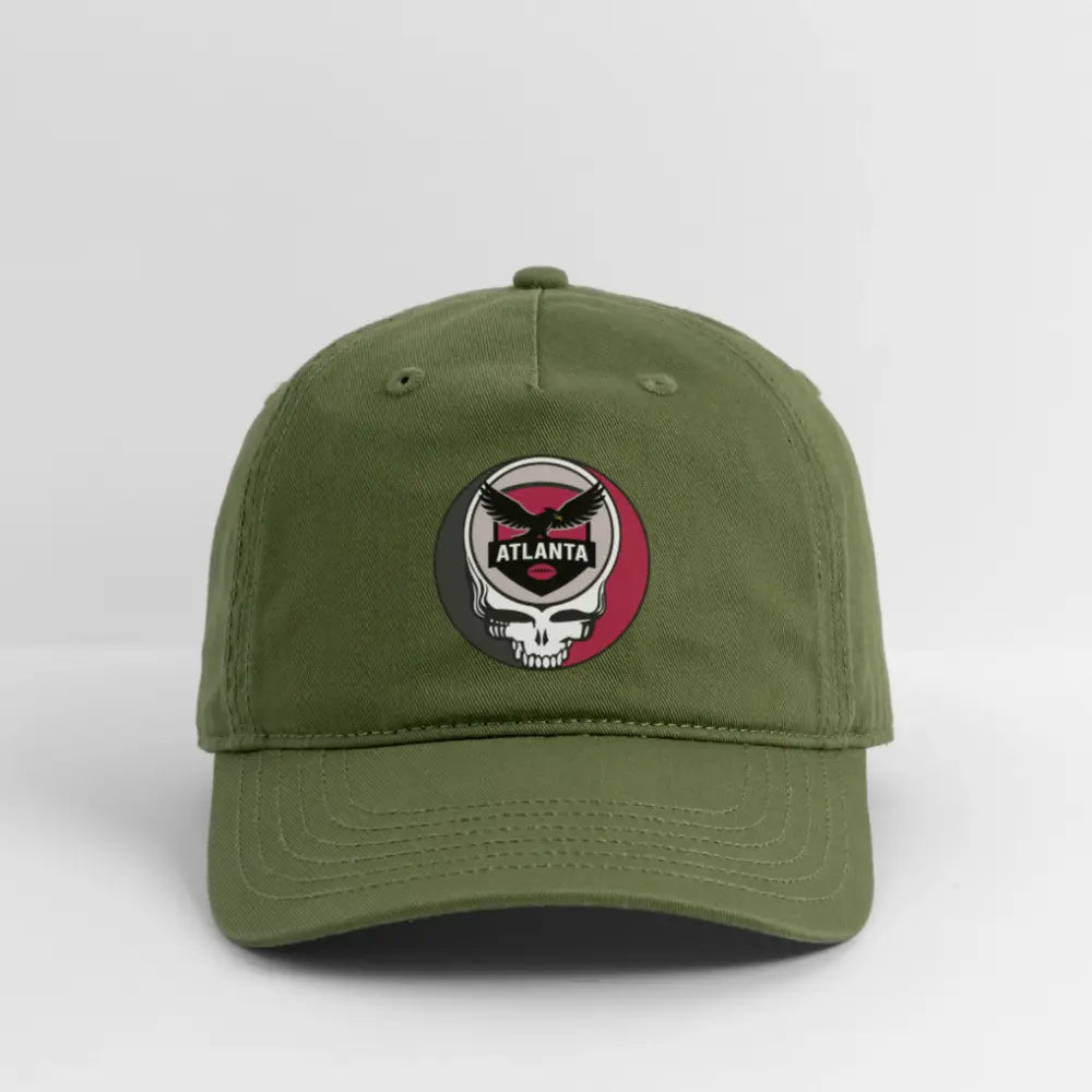 Atlanta Grateful Dead Stealie Dad Hat DTF-Printed Cotton Twill