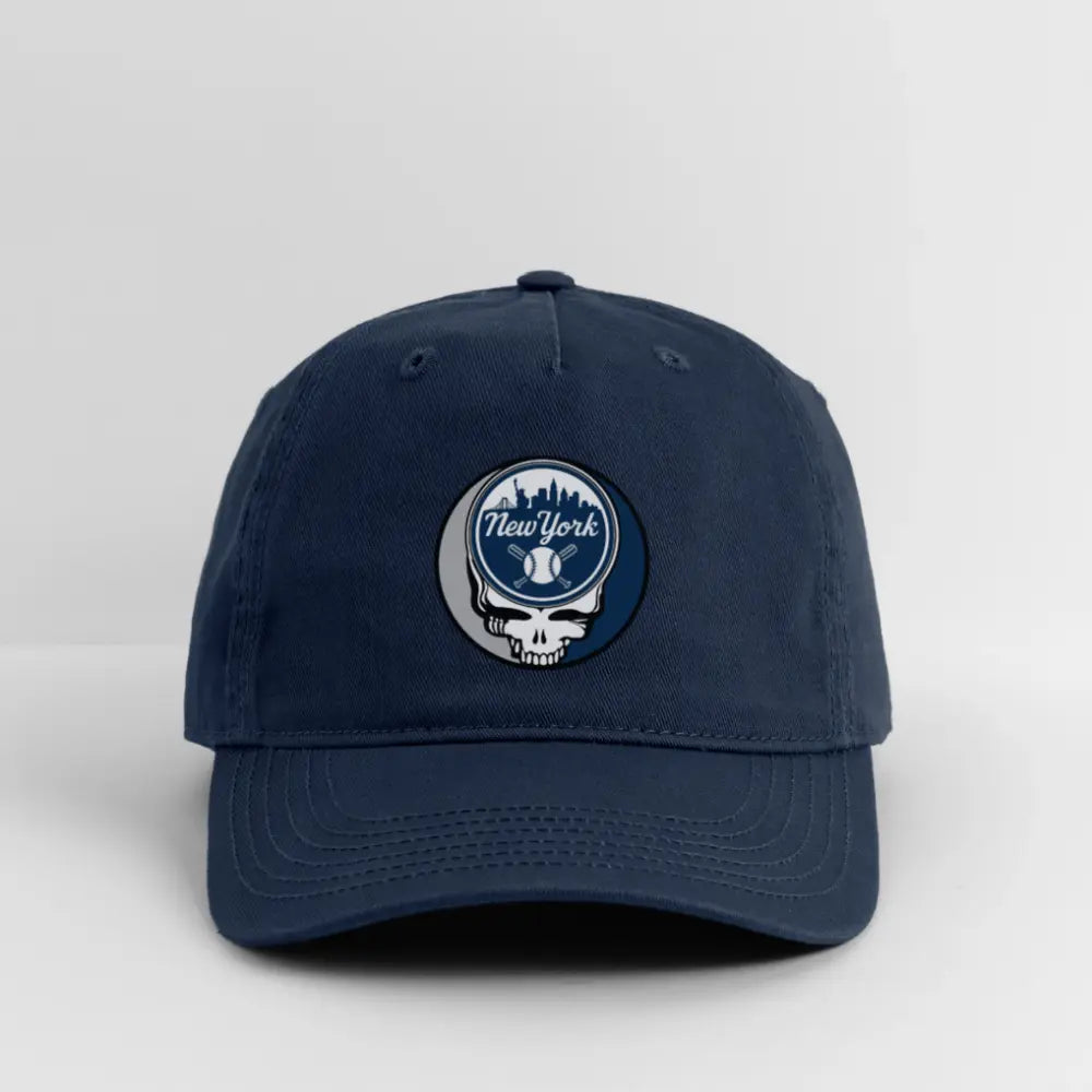 Grateful Dead Stealie Dad Hat New York Baseball Edition The Ballpark Collection