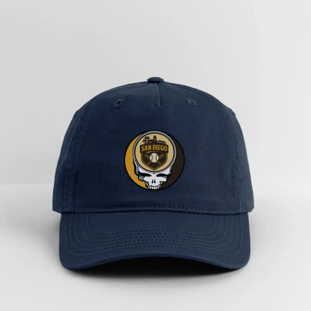 San Diego Baseball Edition Grateful Dead Stealie Dad Hat The Ballpark Collection
